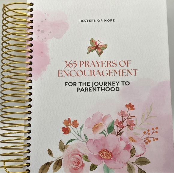 Wanda Doty LLC Other - Prayers of Hope Floral Spiral Non-Dated Journal/Calendar Bundle